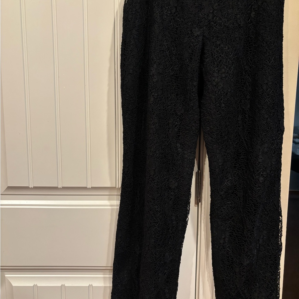 Dana Buchman Elegant Black Lace Pants